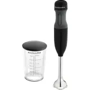 2 Speed Corded Hand Blender, Onyx Black, KHB1231, Soft Grip Handle, 3-Cup BPA...