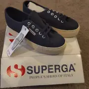 Superga Unisex 2790A Cotw Linea Up &Down Sneakers- Navy, EUR 38/M 6/ W 7.5