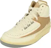[Nike] Jordan Women's 2 Retro Sail/Coconut Milk-Black (DX4400 100), Sail/Desert-sunset Haze-muslin, 5 UK (7.5 US)