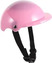 Vaguelly Realistic 18-inch Doll Bicycle Helmet Pretend Play Toy Safety Helmet for Girls