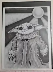 Star Wars The Child Illustration original art print