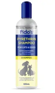 FIDOS PYRETHRIN Shampoo for Cats & Dogs 500ml for Flea & Lice BB 5/25