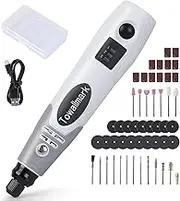 Towallmark Rotary Tool Kit, Cordless Rotary Tool 3.6V with 50 Accessories, USB Rechargeable, 3 Speed Mini Rotary Tool Multi-Purpose for Sanding, Polishing, Drilling, Engraving, DIY Small Projects