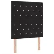 Headboard Crystal Button Tufted Black 80 cm Velvet, Headboard Crystal Button Tufted Black 160 cm Velvet