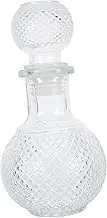 HEALEEP Whiskey Decanter Glass Dispenser for Brandy Spirits Quick Aeration Accurate Pour Versatile Liquor Bottle for Home Bar Use for Whiskey Lovers