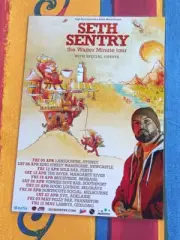 SETH SENTRY 2024 AUSTRALIA TOUR POSTER - Laminated - Perfect To Frame & NEW!