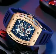 Mini Focus Watch Men Waterproof Luminous Silicon Band Strap Relógio De Quartzo