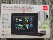 RCA RCWS50A Wireless Weather Station w/Outdoor Sensor and USB Charging, New!
