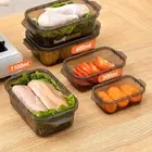 3pcs/set Stackable Refrigerator Organizer Bin Food Storage Box