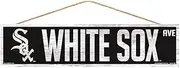 MLB Chicago White Sox SignWood Avenue Design, Team Color, 4x17