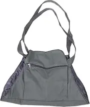 HANABASS Yoga Mat Storage Bag Durable Organizer for Multiple Mats Accessories Easy to Carry with Shoulder Strap for Outdoor Sports Travel Grey Canvas Design