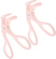 VALICLUD 2pcs No Pinch Eyelash Curlers Ergonomic Beauty Tools for Gentle Curling Travel Friendly Design for Daily Use Enhances Eye Appearance with Comfort