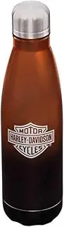 [HARLEY-DAVIDSON] Electroplate B&S Metallic Stainless Steel Water Bottle - 17 oz.