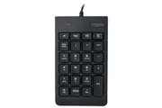 RAPOO K10 Wired Numeric NumberPad Keyboard - Spill Resistant Design, Laser Carved Keycap, Spill-Resistant Design, Easy Installation
