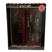 The Color Workshop MAKEUP IS MY ART 6 Piece Eyeshadow Brush Tin Set. New In Box