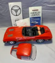 JIM BEAM 1963 RED CORVETTE STINGRAY DECANTER