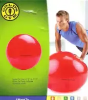 Gold's Gym 65 CM Exercise Body Ball Red New In Box