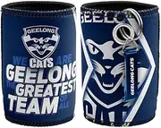 Geelong Cats AFL Footy Stubby Holder Can Cooler with Bottle Opener