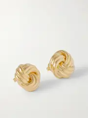 [LIÉ STUDIO] LIÉ STUDIO - The Elizabeth Gold Vermeil Earrings - One size One size Gold
