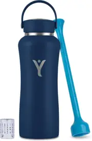 Stylish Galaxy Blue DYLN 32 oz Alkaline Water Flask – Keeps Water Cold 24 Hours