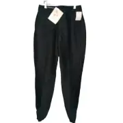 Vintage Skea Snow Pants Ski/Snowboard Womens Sz 8 Black Stirrups Nylon/Wool $248