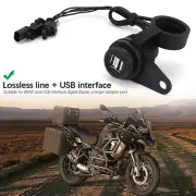 For BMW R1200RT R1250RT R18 Motorcycle Power Adapter Dual USB Charger Waterproof