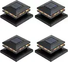 4 Pack Solar Post Lights Outdoor Fence Post Cap Light Solar Powered Caps