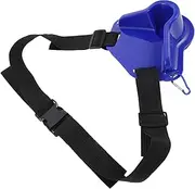 Abaodam Fishing Fighting Waist Belt Adjustable Padded Rod Holder for Boat Waist Use Lightweight Comfortable Material Ergonomic Support for Enhanced Stability Blue