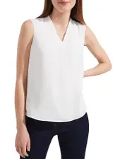 Hobbs London Nina V Neck Blouse