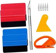 SWOOMEY 1Set Car Vinyl Wrap Tool Kit for Window Tinting Vehicle Installation Accessories Efficient Cutting Squeegee Tools for Auto Wraps Car Accessories