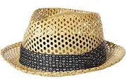 Goorin Brothers Straw Hat Light Sturdy Vented Trilby Sun Summer Fedora