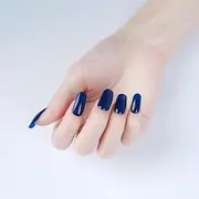Miss One Semi-Cured Gel Nail Wraps Deep Sapphire
