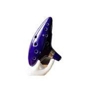 Legend Of Zelda Ocarina 12 Hole Alto C With Getting Started Guide Display Stand Protective Bag Ocarinas
