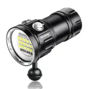 Noctilume N15 6000 Lumens Dive Light - Professional Underwater Video Light wi...