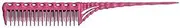 Y.S. Park YS-150 T-Zing Tail Comb, Pink