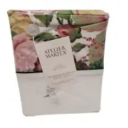 Atelier Martex Rose Chintz Luxury Percale Set of 2 Standard Pillowcases New