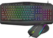 Wireless Keyboard and Mouse Combo, 2.4Ghz Cordless USB Computer Keyboard