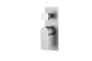 AQUAPERLA VOG Solid Brass Brushed Nickel Shower/Bath Wall Mixer with Diverter