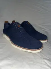 Size 10.5 - Cole Haan Men’s Zerogrand Stitchlite Wingtip Oxford Shoe Marine Blue