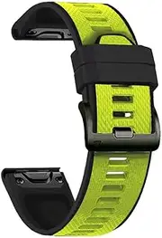 [ISOUDE] 26 22mm QuickFit Watchband For Garmin Fenix 7X 7 6X6 Pro 5X 5Plus 3HR Enduro 945 Smartwatch Silicone Easyfit Wrist Band Bracelet