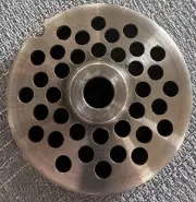 #12 x 1/4" w/ Hub Stainless Steel Meat Grinder Plate Disc Mincer