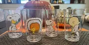 Disney snoopy Pottery Barn Cup 4 Holiday Party Peanuts gift Thanksgiving School