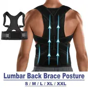 Posture Corrector Lumbar Brace Pain Relief Full Back Support Shoulder Brace Belt