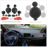 4" Car Audio Refit 3-Way Tweeter Speaker Triangle Treble Midrange Speaker +Stand (for: Kia)