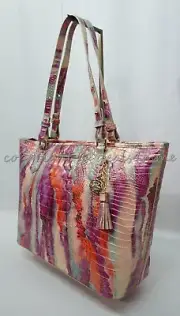NWT Brahmin Medium Asher Leather Tote in Destiny Melbourne