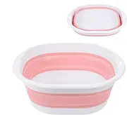 Foldable Foot Bath, 36.5×33.5cm Foot Bath Spa Bowl, Collapsibla Feet Soak Basin, Foldable Dish Tub, Portable Washing Basin, Space Saving Plastica Washtub, Feet Soaking Bath Basin For Women, Men