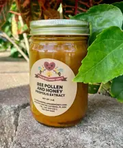 1 Lb. (16 OZ) BEE POLLEN AND HONEY + PROPOLIS EXTRACT