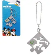 Goofy Puzzle Pewter Key Chain