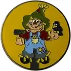 Scarecrow Magnetic Golf Ball Marker & Matching Hat Clip