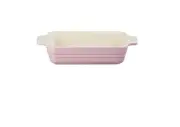 Le Creuset Pink Rectangular Baking Dishes Set Of 2 Casseroles Gratin New